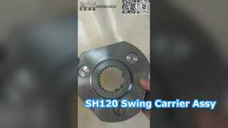 ชิ้นส่วน ASSY ตัวหมุน SH120 Excavator 2 Stage สำหรับอะไหล่รถขุด Swing Drive