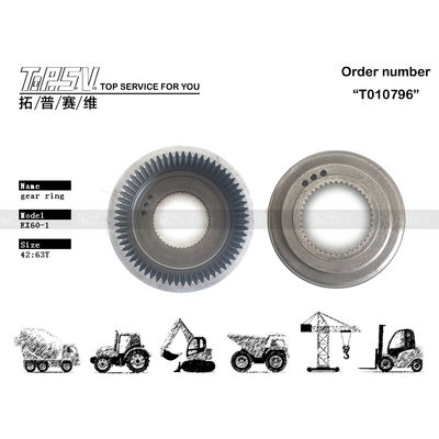 EX60-1 อุปกรณ์ขุดขนย้ายสเปอร์ริงเกียร์ 2023132 พร้อมเกียร์ Meshing ง่าย