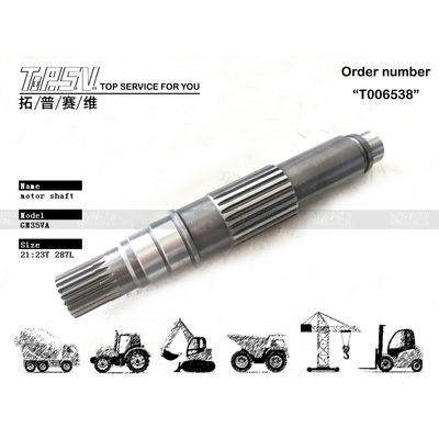 XKAH-00410 ความทนทานและการรักษาความร้อนทนทานการใช้งาน GM35VA Excavator Drive Motor Shaft