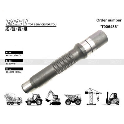 EX400-5 Excavator Travel Hydraulic Motor Shaft 0352203 พร้อมการรักษาความร้อน