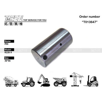 39Q6-42300 การส่งพลังงาน R220-9 Excavator Travel 1 Stage Gear Pin