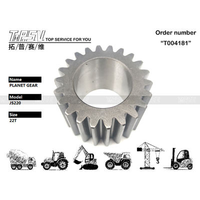 ไฮดรอลิก มอเตอร์ไดรเวอร์ JS200 Excavator Swing 2 Stage Planet Gear Reducer ชิ้นของเกียร์สําหรับระดับเสียงต่ําและยาวนาน