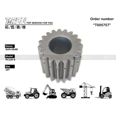 เฟืองเพลาขับ 2 จังหวะ สำหรับรถขุด PC120-6 พร้อมการบำรุงรักษาด้วยน้ำมันเกียร์