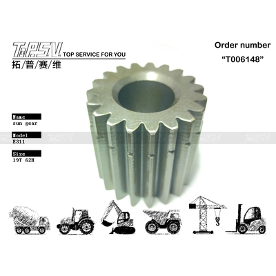6I-6518 เกียร์ดวงอาทิตย์ 2 จังหวะสำหรับเดินทางของรถขุด E311 ความแม่นยำสูง ติดตั้งง่าย