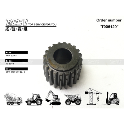 FUFRP-1159-08 ความละเอียดสูง PC30-7 Excavator Travel 2 Stage แจกแสงแดด สีดํา