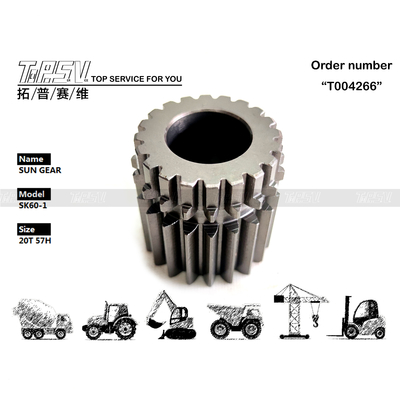 2401P1321 เฟืองพระอาทิตย์สวิงรถขุด 2 สเตจ สำหรับการบำรุงรักษาในเครื่องจักรเหล็กและเครื่องจักรสำหรับรถขุด