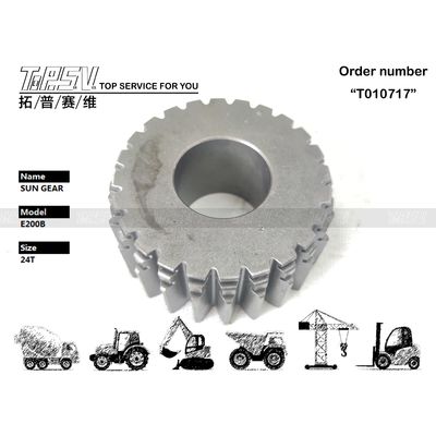 096-0583 เครื่องจักรกลเครื่องขุด E200B เครื่องขุดเดินทาง 2 ขั้นตอน กล่องเกียร์แสงแดด สีดํา