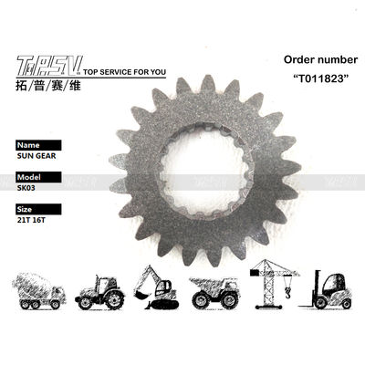 มอเตอร์ไฮดรอลิกขับเคลื่อน SK03 รถขุดสวิง 1 สเตจ เฟืองพระอาทิตย์ สำหรับร้านซ่อมเครื่องจักร ติดตั้ง