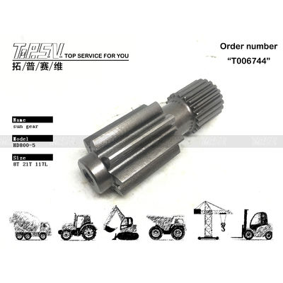 มอเตอร์ขับเฟืองพระอาทิตย์สำหรับรถขุด HD800-5 สีดำ ติดตั้งง่ายสำหรับเครื่องจักรหนัก