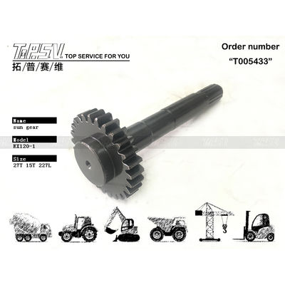 2025958 ขึ้นอยู่กับขนาด EX120-1 ชิ้นส่วนเกียร์ดวงอาทิตย์ของรถขุดเดินทาง 1 ขั้นตอน สีดำ เพื่อความทนทานสูง