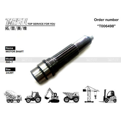 ไฮดรอลิก มอเตอร์ ดราฟ R60-7 Excavator Travel Motor Shaft ด้วยความทนทานสูงและความทนทานต่อการสกัดและการฉีกขาดที่ทนทาน