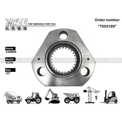ไฮดรอลิก มอเตอร์ไดรเวอร์ EC290BLC Excavator Travel 1 Stage Carrier สีดํา เครื่องมือก่อสร้างภาระหนัก ส่วนหนึ่งที่มีอายุการใช้งานยาว