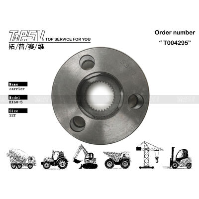 4397239 ดำ EX60-5 รถขุดสวิง 2 ขั้นตอน Planetary Carrier ส่วนประกอบทนทาน เหมาะสำหรับซ่อมบำรุงรถขุดและการขนส่ง บรรจุภัณฑ์แบบปิดผนึก
