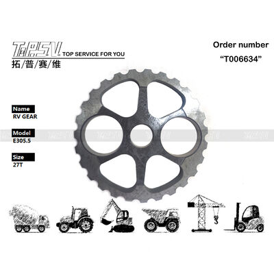 198-5010 E305.5 ชิ้นส่วนเกียร์ RV สำหรับการเดินทางของรถขุดสำหรับการเดินทางอะไหล่รถขุด