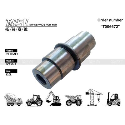 TZ200A1009-00 PC150-3 รถขุดท่องเที่ยว RV Shfat ชิ้นส่วนสำหรับการเดินทางไดรฟ์รถขุดอะไหล่