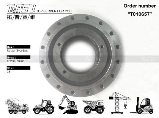 คุณภาพ  E320D Excavator Final Drive Parts Black Hub Housing 148-4716 Heat Treatment โรงงาน