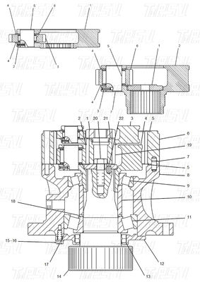 แคตทอล์ก Bolt-on Design Excavator Swing Drive Parts for CATERPILLAR Excavator แบรนด์และรุ่น 114-8226 E312-A