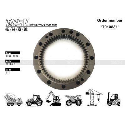 2023961 แหวนเกียร์สแตนเลสสวิง สําหรับ HITACHI EX120-1 57T ซ่อมเครื่องขุด