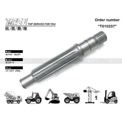 39Q6-41180 ไฮดรอลิกแม่นยําการเดินทางมอเตอร์ shaft สําหรับ R220-9 เครื่อง excavator