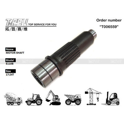 107-6556 การเดินทาง ไฮดรอลิก มอเตอร์ shafts สําหรับ excavators E315 การรักษาความร้อน