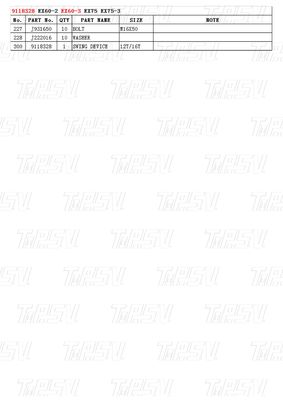 9118328 EX60-3 Excavator Swing Drive Catalog อุปกรณ์ยนต์ชิ้นส่วนที่มีเครื่องลดเครื่องยนต์ดาว