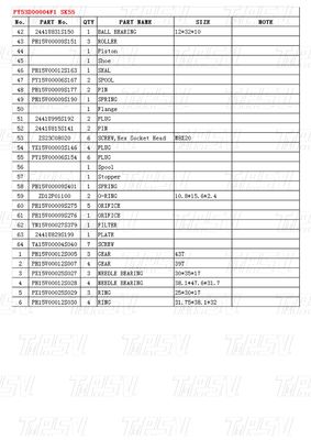 หลากหลายขึ้นอยู่กับรุ่น PY53D00004F1 SK55 Excavator Travel Drive Catalog