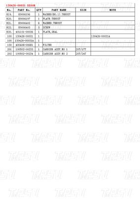 130426-00031 DX60R Excavator Swing Drive แคทอล็อก สีดํา สีโรงงาน มอเตอร์สวิงไฮดรอลิก มอเตอร์สวิง
