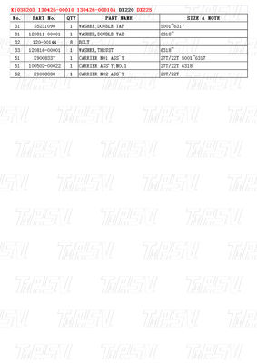 OEM Steel Bolt On Swing Motor สําหรับฮิตาชิ K1038203 130426-00010 130426-00010A DX225 เครื่องขุด