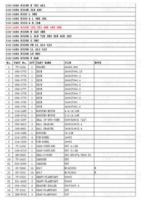 เหล็กประหยัด 114-1484 E320B Excavator Travel Drive Catalog มอเตอร์ไดรฟ์สําหรับพลังงาน / การทําเหมืองแร่