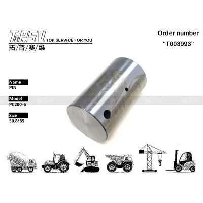 ความแข็งแรง 20Y-26-21320 PC200-6 Excavator Swing 2Stage Pin Steel สีดํา ติดตั้งง่ายสําหรับโรงงานซ่อมเครื่องจักร