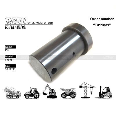 โลหะที่ได้รับการรักษาด้วยความร้อน CLG936 Excavator Swing 2 Stage Gear Pin สีดํา
