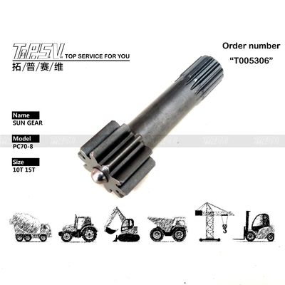 TZ110D1004-00 ความละเอียดสูง PC70-8 Excavator Travel 1 Stage แสงแดด Gear สําหรับประโยชน์ขึ้นอยู่กับขนาด
