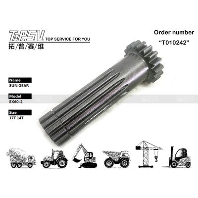 2031498 การติดตั้งง่าย EX60-2 Excavator Travel 1 Stage Solar Gear For Energy Mining Excavator Transmission System กล่องขุดเครื่องขุดเครื่องขุดเครื่องขนส่ง