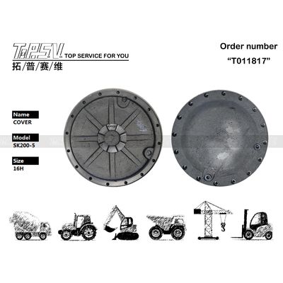 2414N4376 ขึ้นอยู่กับประเภทการบรรจุ SK200-5 Excavator Final Drive Cover กระเป๋าขนส่ง