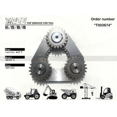 สาเหตุ SK200-5 Excavator Swing 1 Stage Carrier Assy สําหรับเครื่องขุด