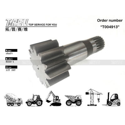 Energy Mining 2023206 EX60-1 Excavator Swing Pinion Drive Parts ในสีดําเพื่อการทํางาน
