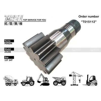 2044634 ความทนทานสูง ZX200 Excavator Swing Pinion เครื่องปรับอากาศส่วนสําหรับทนทานต่อการสกัดและการสลายที่ยาวนาน