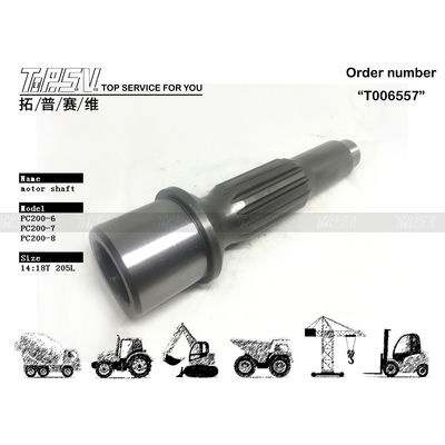 708-8F-32110 รองรับ PC200-6 Excavator Final Drive Motor Shaft เหมาะสําหรับเครื่องจักร excavator และเครื่องจักรหลายยี่ห้อ