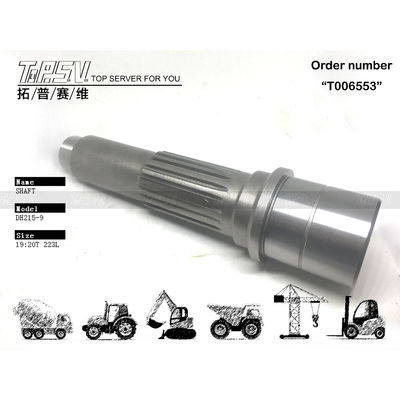 K9007415 ขึ้นอยู่กับการบรรจุชนิด DX225 Excavator การเดินทาง มอเตอร์ shaft สําหรับความทนทานยาวนาน