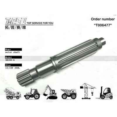 YN15V00017S009 SK200-6 เครื่องขุดเครื่องขุดเครื่องขุดเครื่องจักรกล การบําบัดความร้อนและการติดตั้งเครือเกียร์