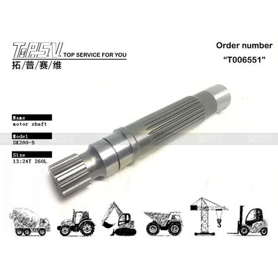 YN15V00003S009 น้ํามันดํา ปั๊ม SK200-5 Excavator การเดินทาง อุปกรณ์ยนต์ชัฟท์ ความทนทานสูง