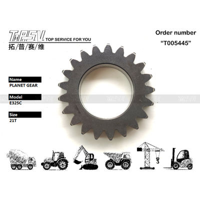 296-6230 หมายเลขฟัน ดูภาพ E336D Excavator Travel 1 stage เครื่องจักรดาวเคราะห์ที่มีเกียร์เมชและเครื่องขับเคลื่อนมอเตอร์ไฮดรอลิก