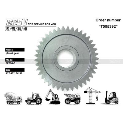 YN53D00008S006 View Image SK200-6 Excavator Travel 1 Stage Planetary Gear With Steel Material View Image Number of Tooth สายฟัน สายฟัน สายฟัน