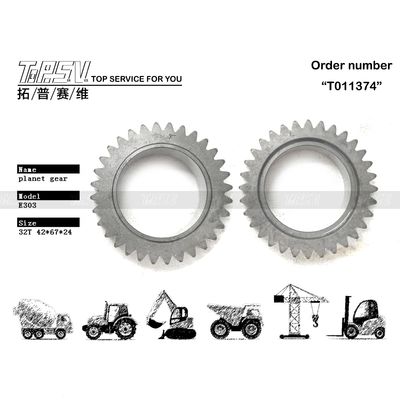 การบํารุงรักษาที่ต่ํา E303 Excavator Travel 2 Stage เครื่องจักรดาวในสีดํา ความทนทานสูง