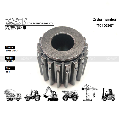 TZ110D1006-00 ขึ้นอยู่กับขนาด PC70-8 Excavator การเดินทาง 2 ขั้นตอน แจกแสงแดดด้วยการบํารุงรักษาน้ํามันเกียร์และการขับเคลื่อนมอเตอร์ไฮดรอลิก