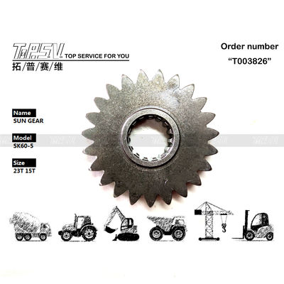 YR32W00002S012 เฟืองพระอาทิตย์ขั้นที่ 1 สำหรับสวิงรถขุด SK60-5 เหล็ก และพร้อมส่งมอบทันที