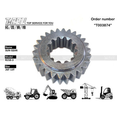 ขึ้นอยู่กับขนาด เกียร์ดวงอาทิตย์สวิงรถขุด R210-3 1 ขั้นตอน เพื่อประสิทธิภาพที่วางใจได้ในเครื่องจักรกลหนัก