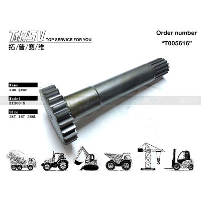 2038915 เฟืองพระอาทิตย์ขั้นที่ 1 ของรถขุด EX300-5 สีดำ พร้อมความทนทานสูงและสีสัน