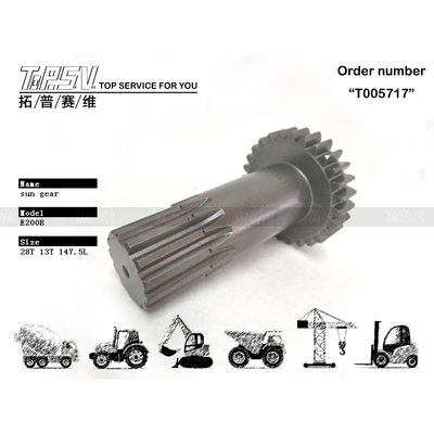 096-4319 ขึ้นอยู่กับขนาด E200B Excavator Travel 1 Stage ซันเกียร์ ส่วนเครื่องยนต์สําหรับระบบส่งเครื่องขุดแรงและแม่นยํา