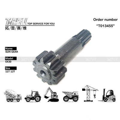 เฟืองพระอาทิตย์ขั้นที่ 1 สำหรับการเดินทางของรถขุด EX30 ใช้ในเครื่องจักรขุดที่มีความแม่นยำสูง พร้อมใช้งาน